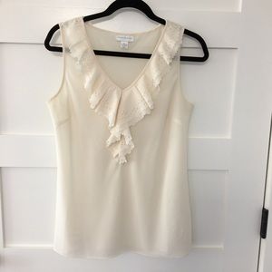 Charter club ruffle blouse